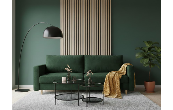 Sofa Harry letto 39 na sprężynach z funkcją spania i pojemnikiem